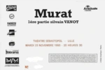 Billet de concert - Lille 1993-11-23
